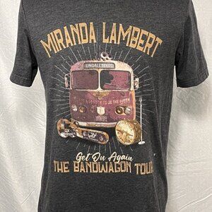 Miranda Lambert Bandwagon Tour T Shirt Men’s Large Gray Concert Tee